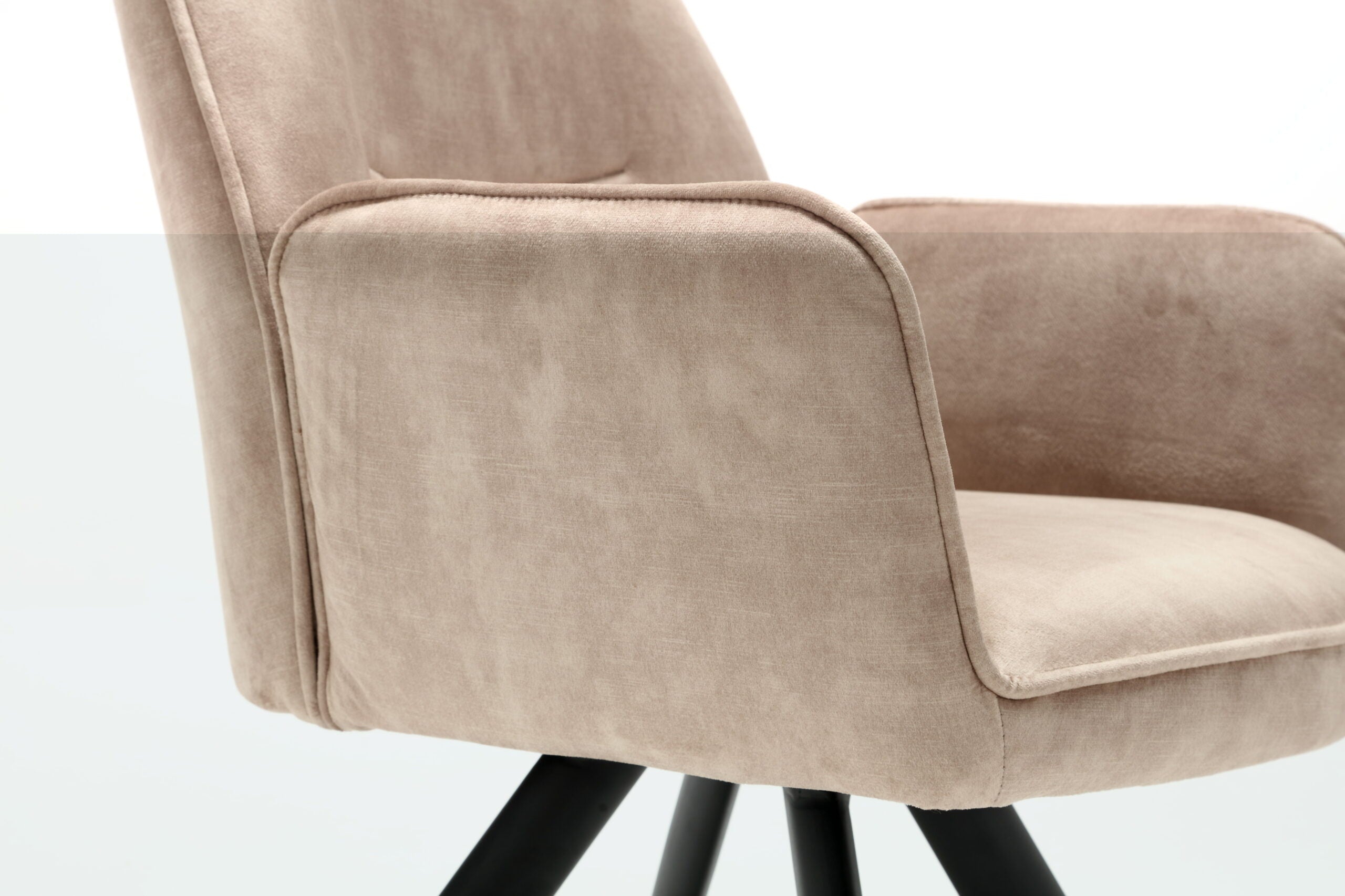 Eetkamerstoel Nova | Beige | Met armleuning