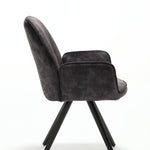 Eetkamerstoel Nova | Antraciet | Met armleuning