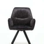 Eetkamerstoel Nova | Antraciet | Met armleuning