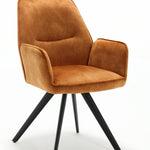 Eetkamerstoel Nova | Gold | Met armleuning