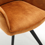 Eetkamerstoel Nova | Gold | Met armleuning