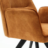 Eetkamerstoel Nova | Gold | Met armleuning