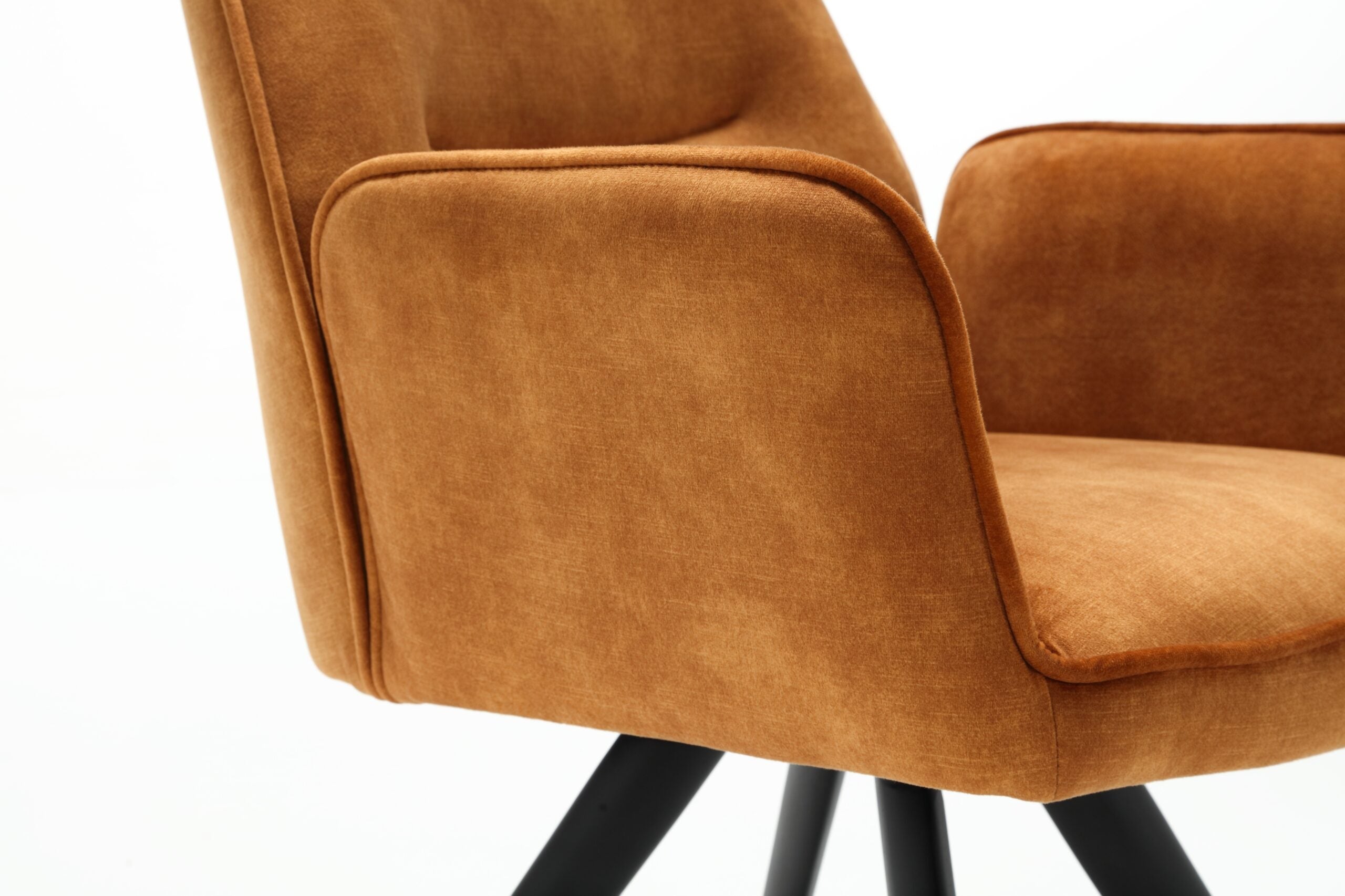 Eetkamerstoel Nova | Gold | Met armleuning