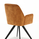 Eetkamerstoel Nova | Gold | Met armleuning