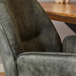 Eetkamerstoel Nova | Hunter Green | Met armleuning