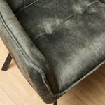 Eetkamerstoel Emma Velvet | Hunter Green | Met armleuning