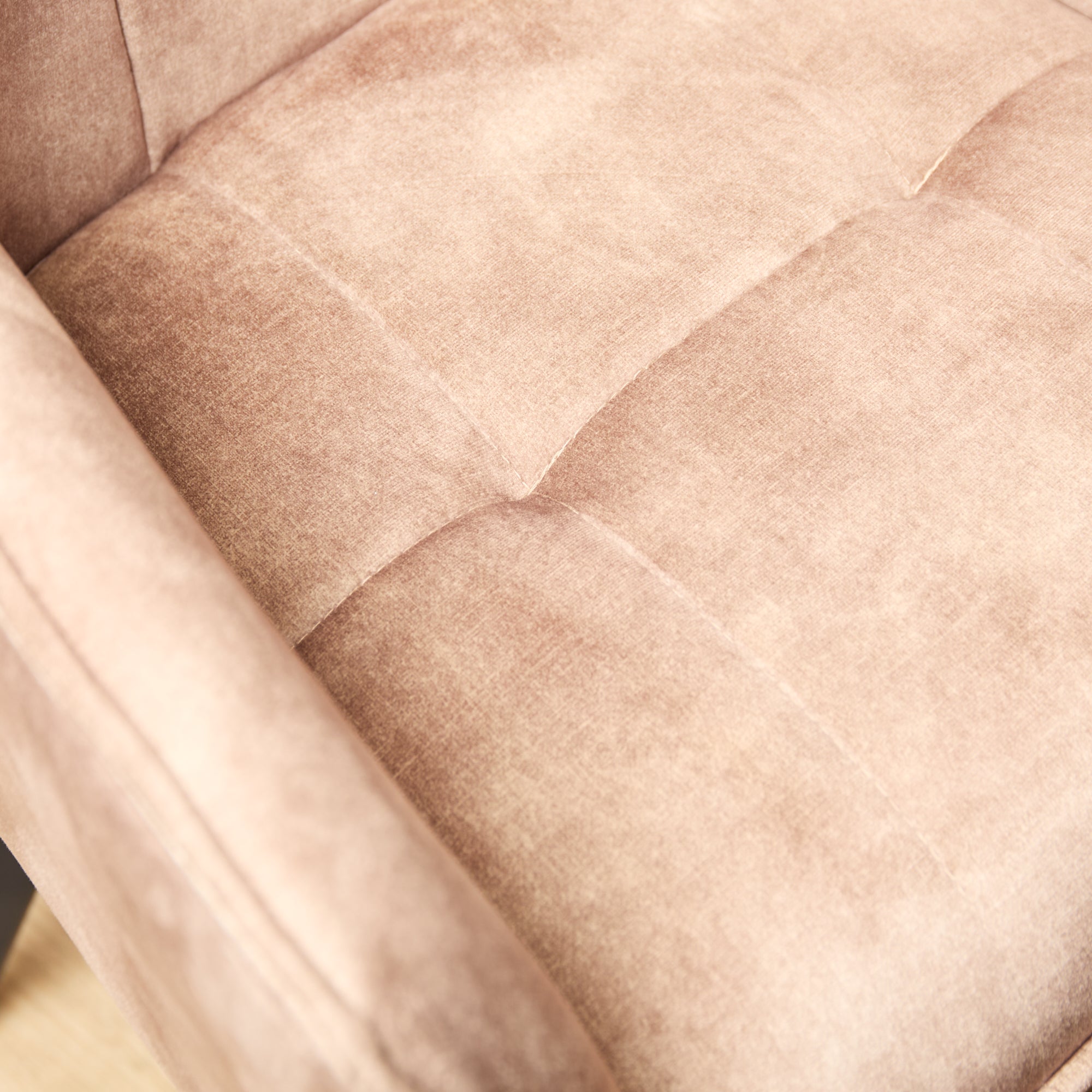 Eetkamerstoel Emma Velvet | Taupe | Met armleuning