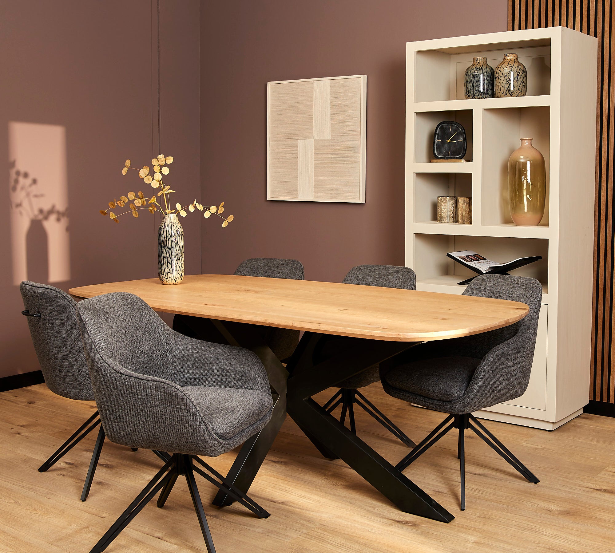 Eetkamerstoel Jens | Antraciet