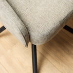 Eetkamerstoel Hanna | Ash Grey | Met armleuning