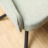 Eetkamerstoel Hanna | Water Green | Met armleuning