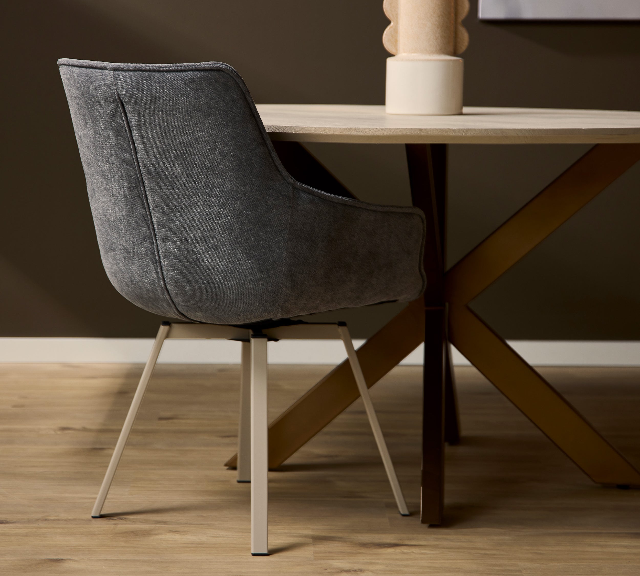 Eetkamerstoel Mees | Antraciet
