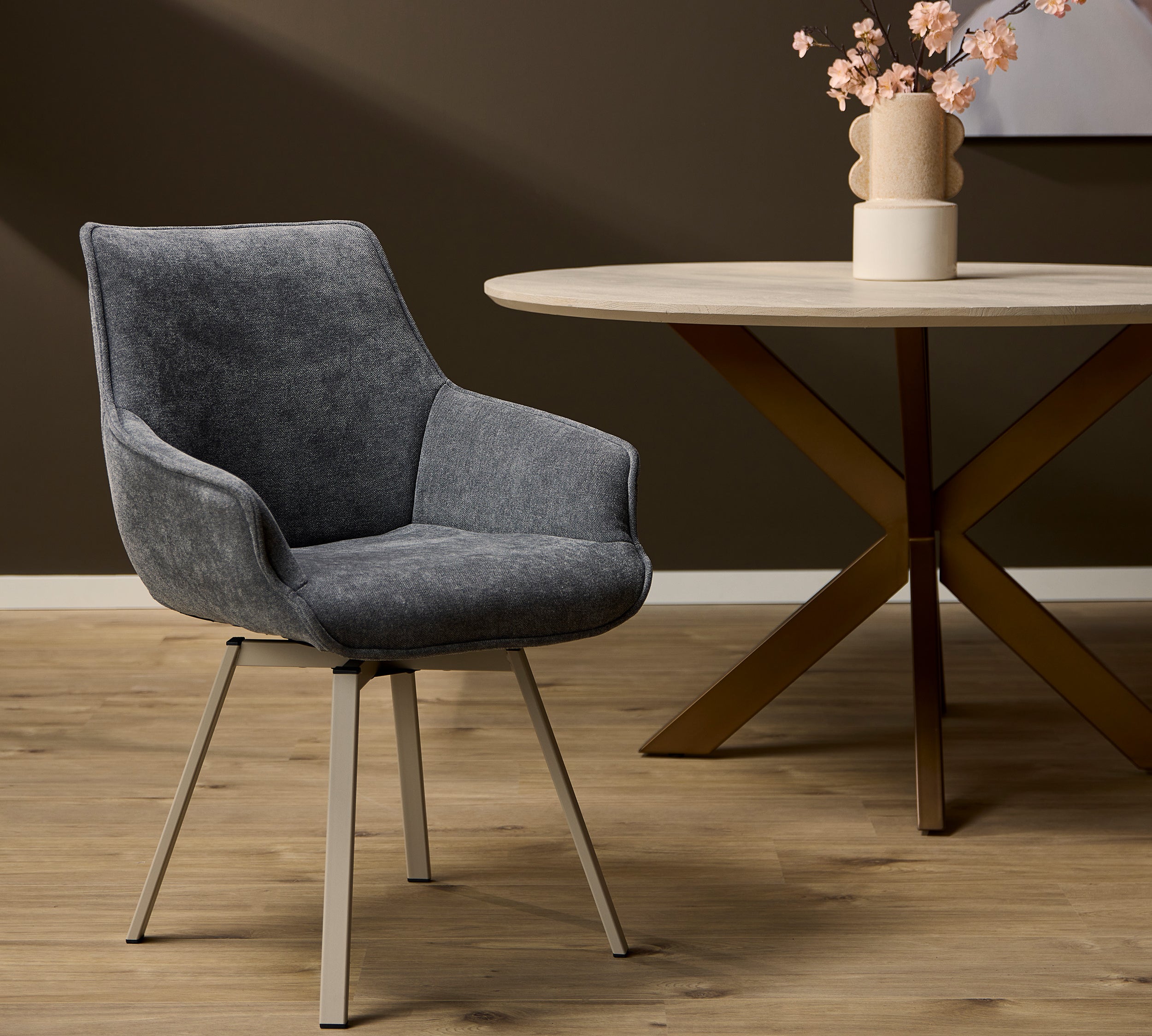 Eetkamerstoel Mees | Antraciet