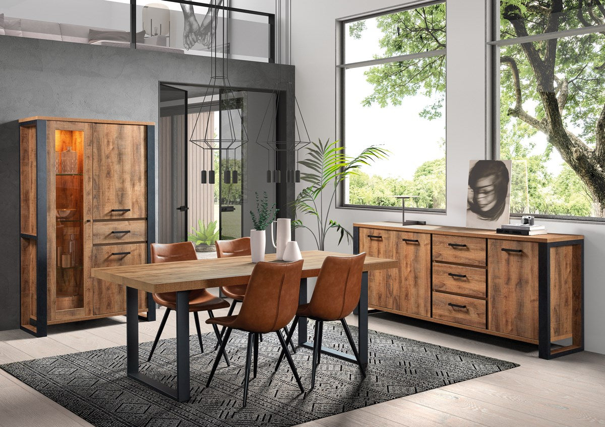 Eetkamerset Onno + 4 stoelen