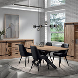 Eetkamerset Piero + 4 stoelen