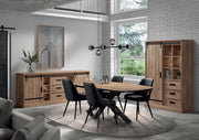 Eetkamerset Piero + 4 stoelen
