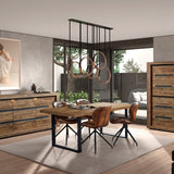 Eetkamerset Scott + 4 stoelen