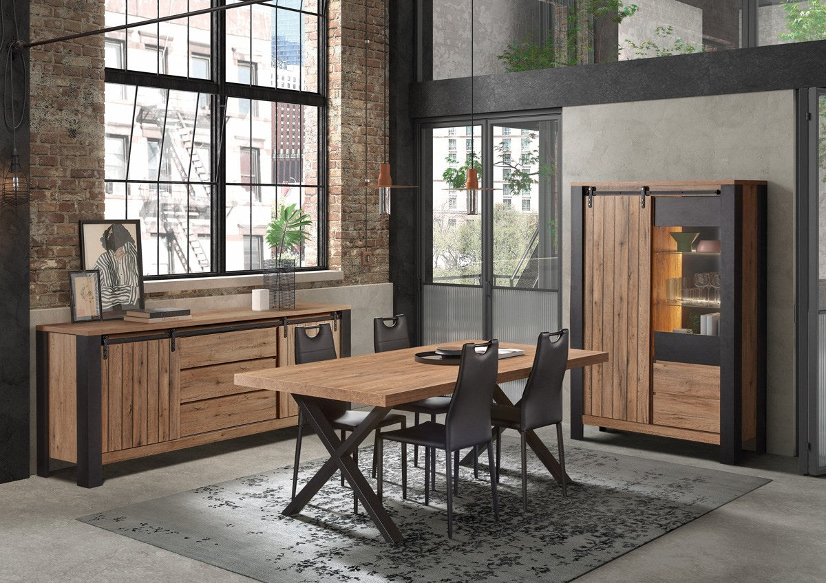 Eetkamerset Simon + 4 stoelen