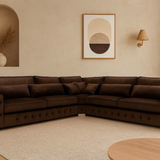 Hoekbank | VITTORA | Bruin