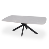 Salontafel 'Apollo' 130 cm Deens Ovaal Steen Grijs