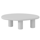 Salontafel 'Tavira' 120 cm Cement Wit