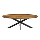 Tafel 'Alexa' 200 cm Ovaal Mango hout