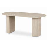 Eettafel CALYPSO - 180 - Keramiek travertine
