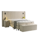 JULIE Bed met Opbergruimte en Ledfunctie
