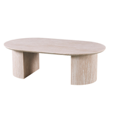 Salontafel 'Lagos' 120 cm Ovaal Decor Travertin Beige