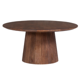 Salontafel 'Miguel' 80 cm Rond Mango hout Lichtbruin