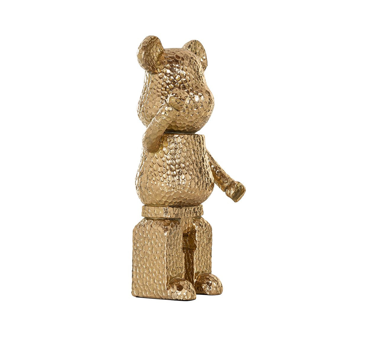 Deco object beer goud (Gold)