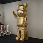 Deco object beer goud (Gold)