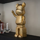 Deco object beer goud (Gold)