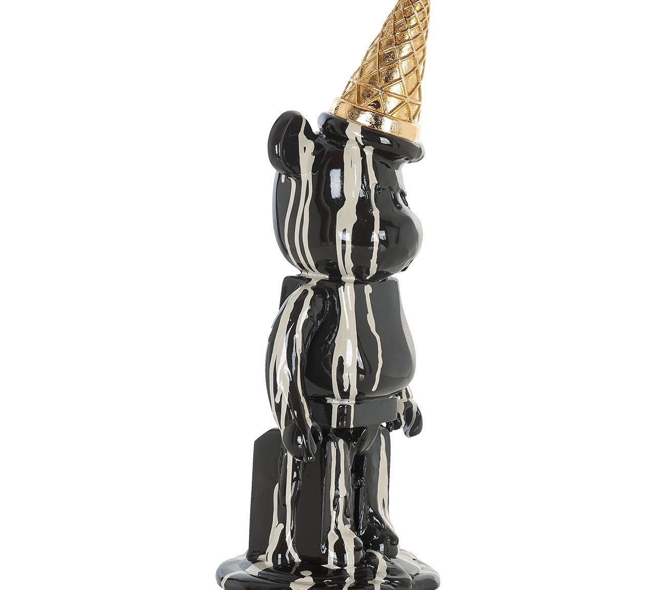 Deco object icebear zwart (Black)