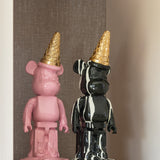 Deco object icebear zwart (Black)