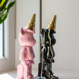 Deco object icebear zwart (Black)