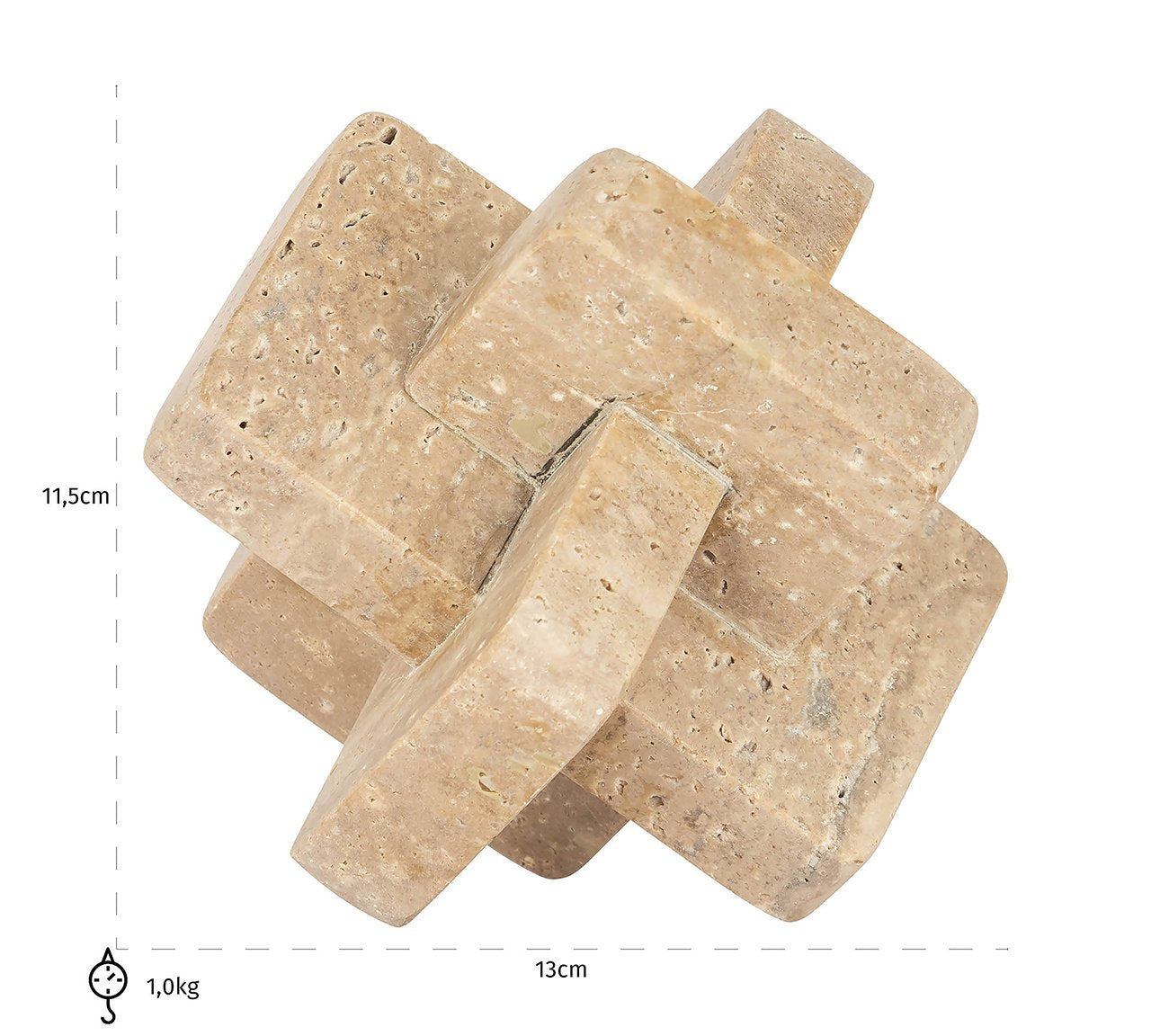 Deco object Mony (Beige)