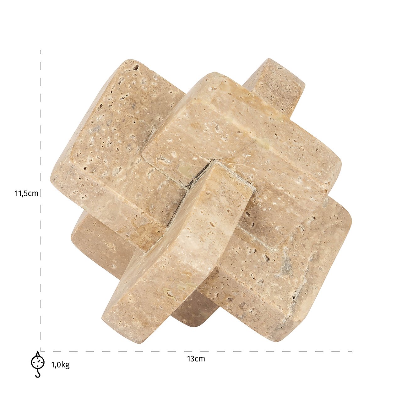 Deco object Mony (Beige)