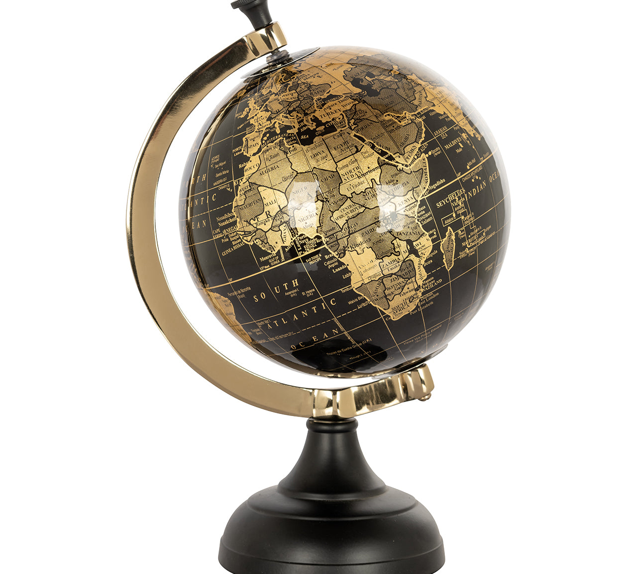 Deco object Jilly (Black/gold)