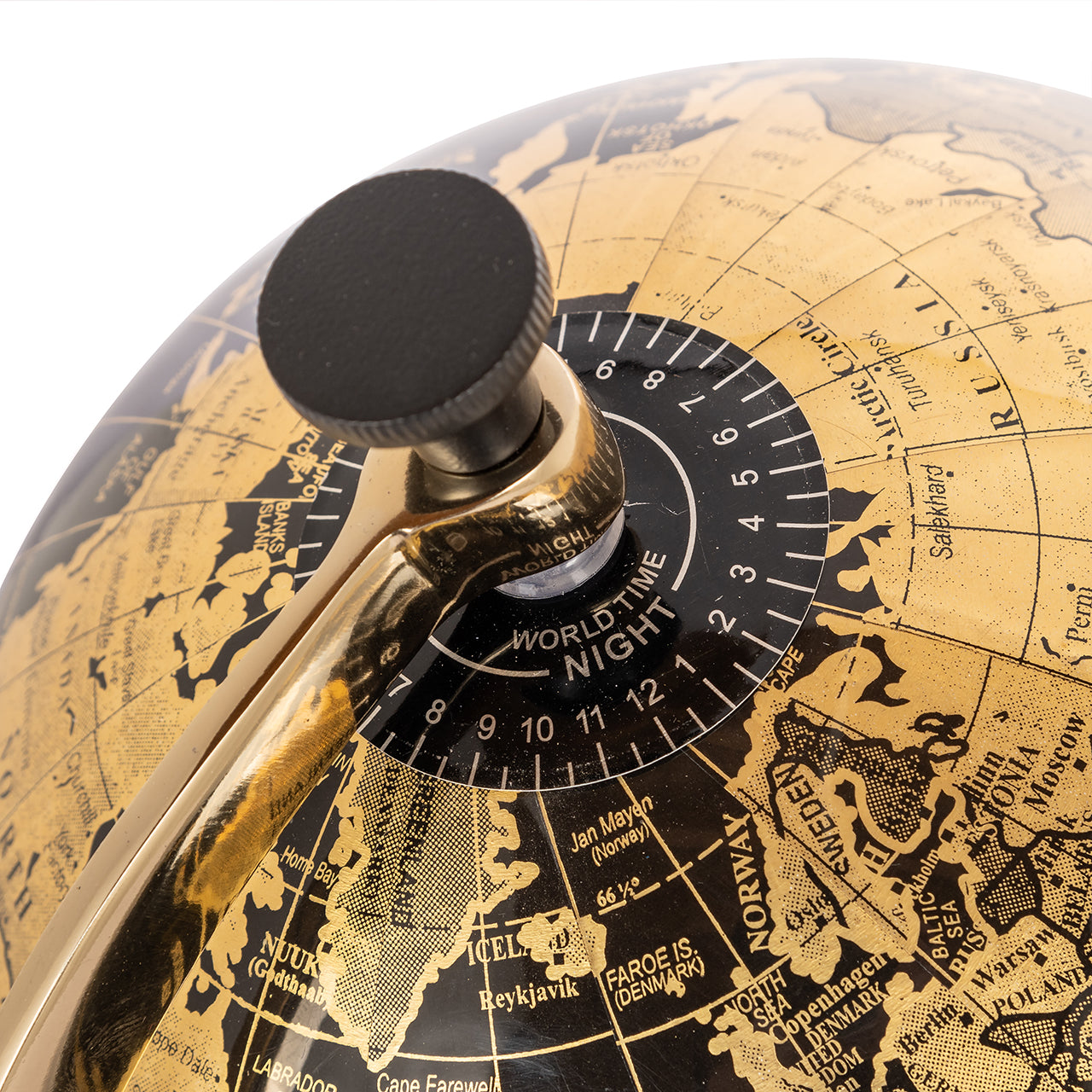 Deco object Jilly (Black/gold)