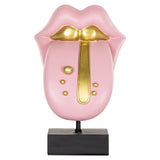 Deco object Tongue roze (Pink)