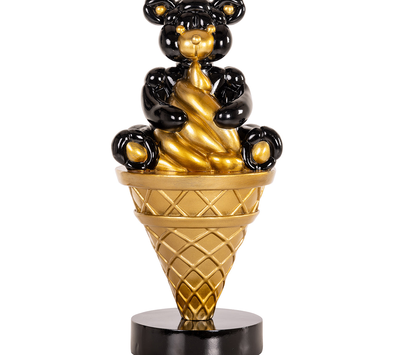 Deco object Harly (Black/gold)