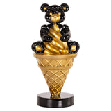 Deco object Harly (Black/gold)