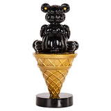 Deco object Harly (Black/gold)