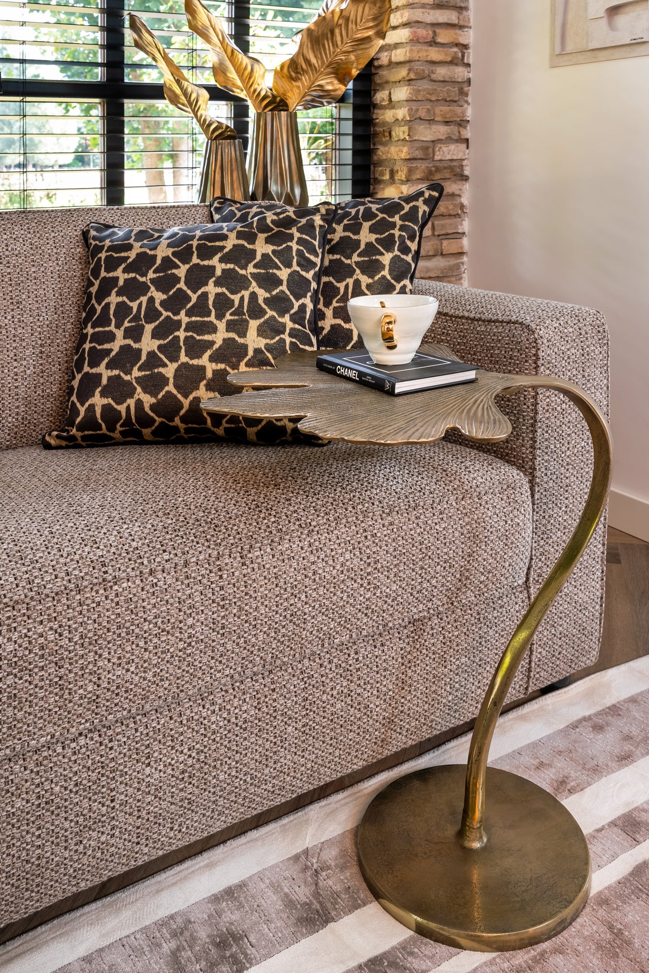 Bijzettafel June (Brushed Gold)