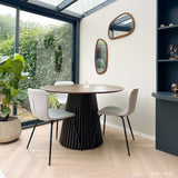 Eettafel SMOKE Walnut 120