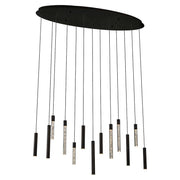 Hanglamp Oxley 13 lampen (Bronze)