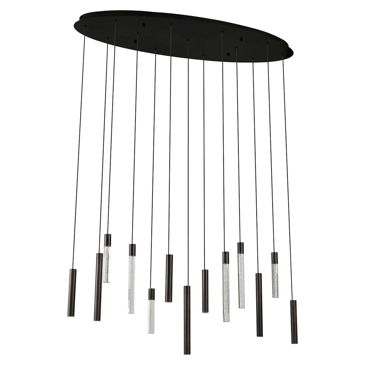 Hanglamp Oxley 13 lampen (Bronze)