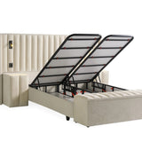 JULIE Bed met Opbergruimte en Ledfunctie