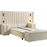 JULIE Bed met Opbergruimte en Ledfunctie