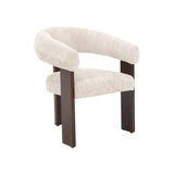 Stoel Japandi Sara ZB-5698 Taupe - Bruine poten